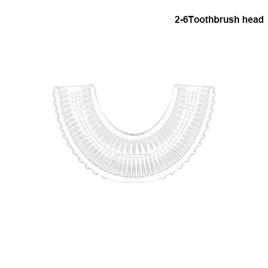 Kids U-Shaped Electric Toothbrush – 360° Sonic Rechargeable Silicone Toothbrush for Children