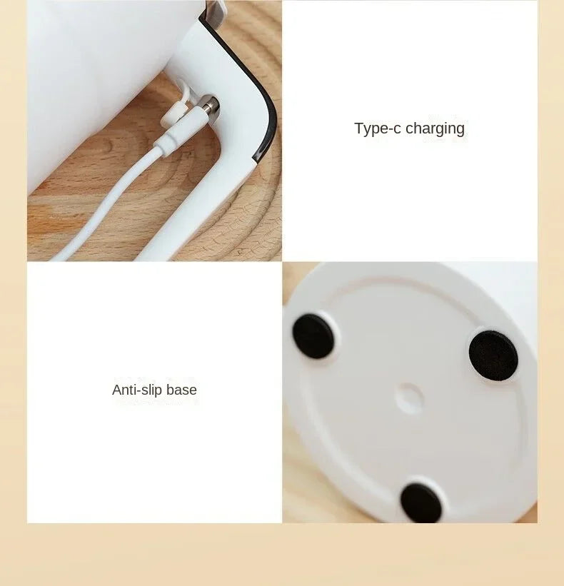Self-Stirring Coffee Mug 380ml – Automatic Electric Mixing Cup with Temperature Display (USB Charging)