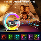 VIKEFON 15W Magnetic Wireless Charger Stand for iPhone – LED Light Fast Charging Dock with Holder