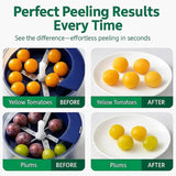 Automatic Electric Garlic & Grape Peeler – Rechargeable Smart Fruit Peeling Machine for Home & Commercial Use
