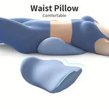 Memory Foam Seat Cushion & Lumbar Support Pillow – Breathable Office Chair Back & Seat Cushion
