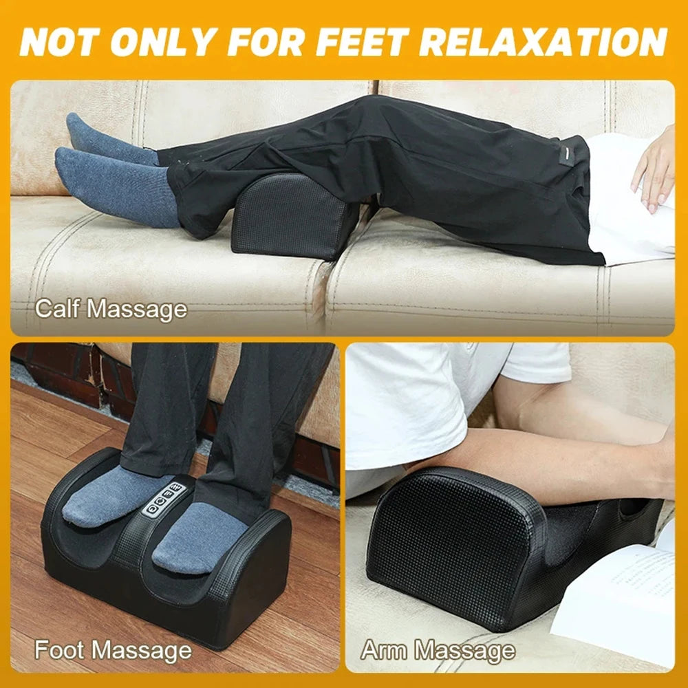 Electric Shiatsu Foot Massager with Heat – Deep Tissue Kneading Roller for Foot & Calf Pain Relief