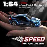 Teranty 1:64 Scale 4CH Remote Control Car | 30m Range 4WD Drift RC Car with 20min Playtime | Ready-to-Go Mini Electric Car for Kids & Adults