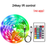 Mikenoon USB RGB LED Strip Lights - 5V 16 LEDs/m Color Changing Room Decoration with Remote | Smart App Control for Bedroom, Living Room & Gaming Setup