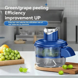 SADOER Electric Garlic & Fruit Peeler – Automatic 50W Kitchen Peeling Machine (USB Rechargeable)