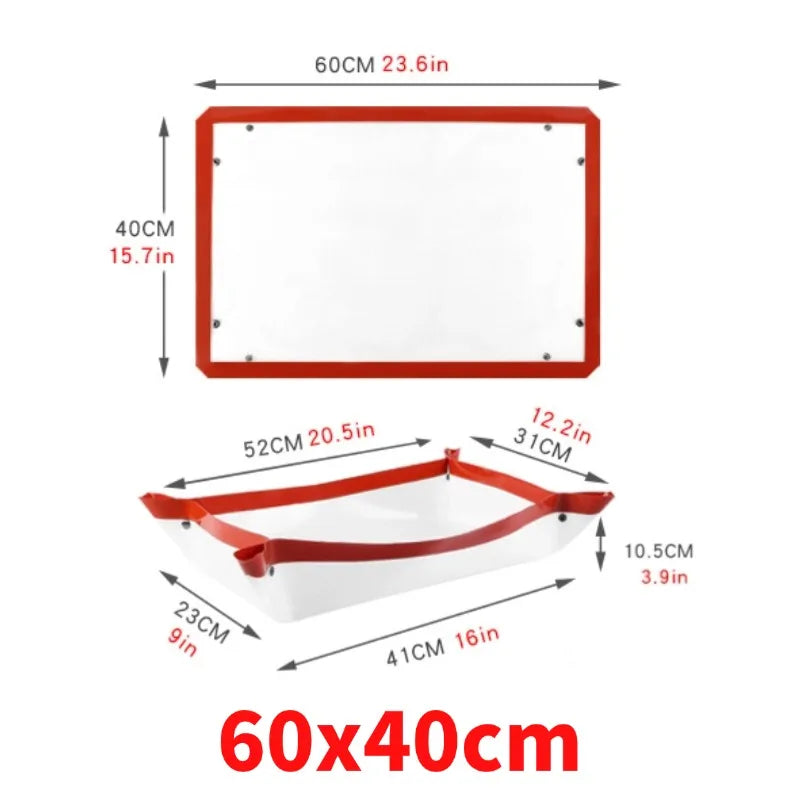 Non-Stick Silicone Baking Mat – Reusable Dough Kneading Pad
