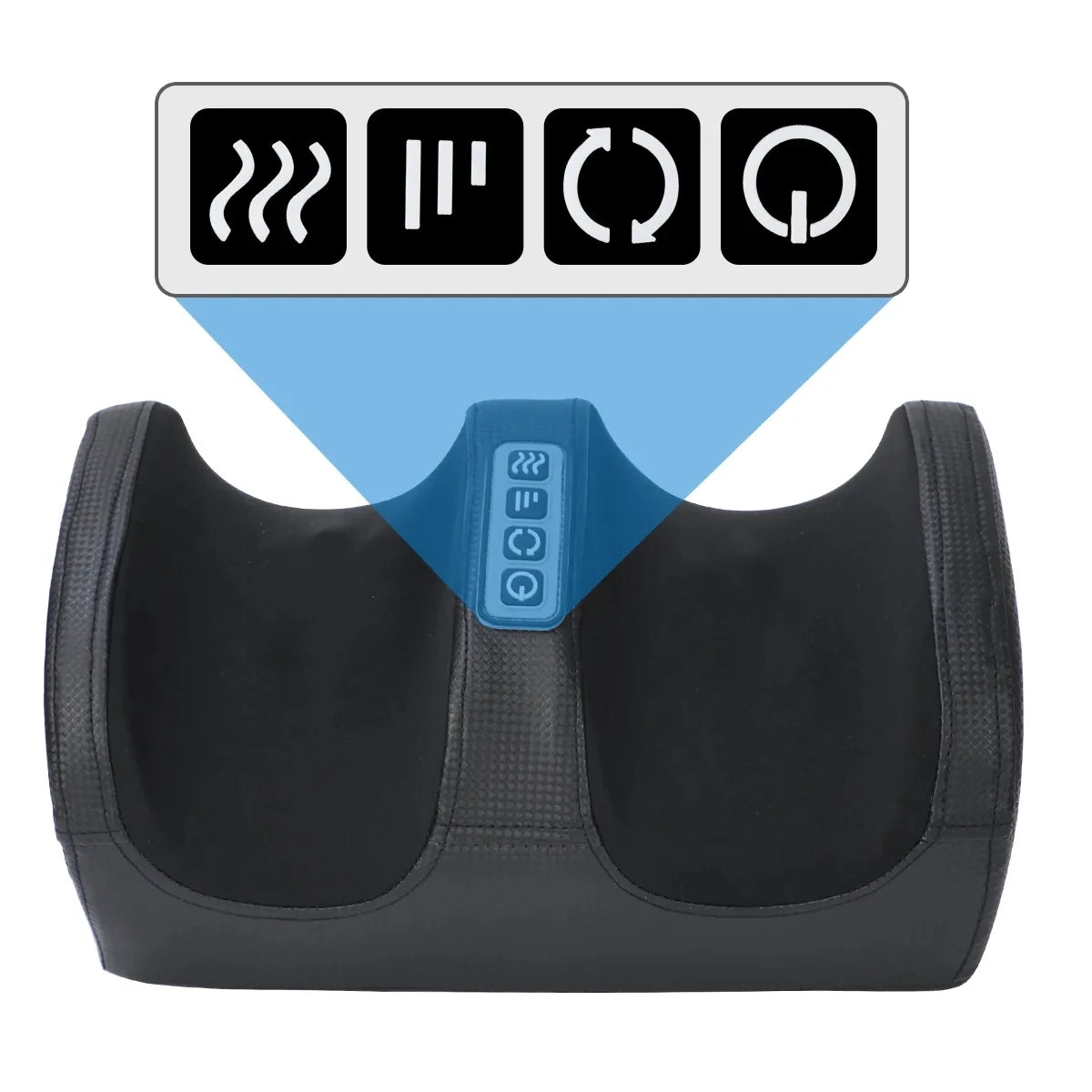 Electric Shiatsu Foot Massager with Heat – Deep Tissue Kneading Roller for Foot & Calf Pain Relief