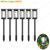Solar LED Garden Pathway Lights – IP65 Waterproof Outdoor Landscape Lamp with Warm & White Light