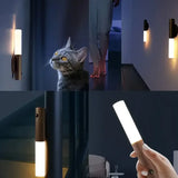 Smart Motion Sensor Night Light – Rechargeable LED Ambient Wall & Cabinet Light for Bedroom, Nursery, Hallway, and Kitchen Decor