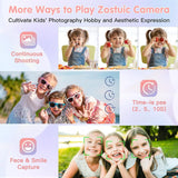 STUOGYUM DC403 4K Digital Camera for Photography - 50MP CMOS Sensor with 16X Digital Zoom, 2.4" LCD Screen, 1080P Video Recording | Compact Camera for Beginners & Kids
