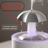 Raindrop Aroma Diffuser & Ultrasonic Humidifier – 300ML Essential Oil Diffuser with LED Lamp & Remote Control