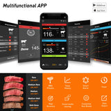 Smart Bluetooth BBQ Meat Thermometer with Dual Probes – Digital Grill & Smoker Temperature Monitor