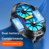 FS01 Dual Fan Mobile Phone Cooler – Fast 10s Cooling Gaming Radiator with Wireless Battery