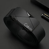 Men’s PU Leather Automatic Buckle Belt – Stylish Fashion Belt for Casual, Business & Formal Wear