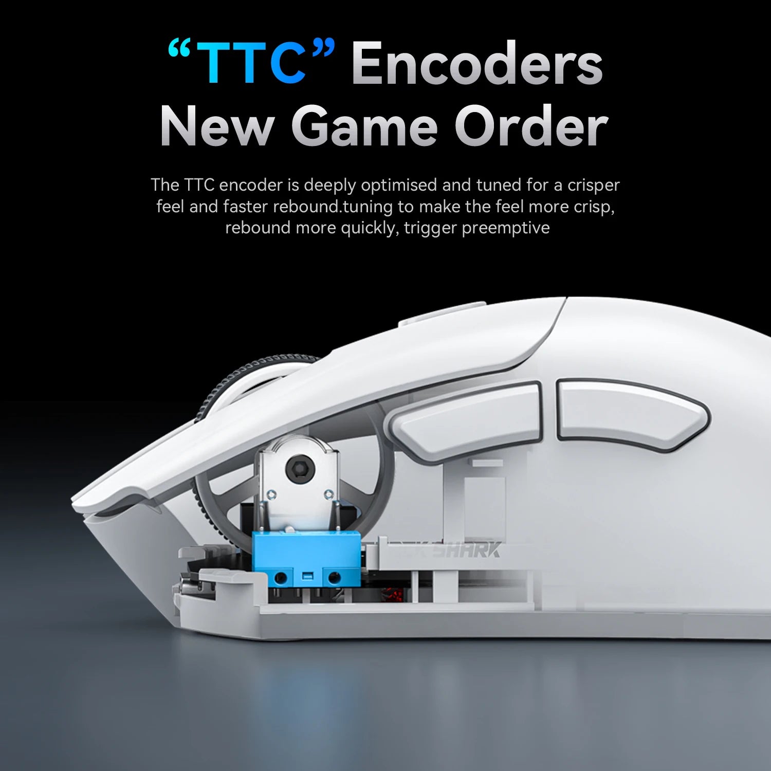 Attack Shark R1 Tri-Mode Wireless Gaming Mouse - 18000 DPI PAW3311 Sensor, 59g Ultra-Light, 1000Hz Polling Rate, Rechargeable RGB Mouse for PC & Laptop