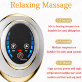 YUKUI Electric Body Massager with Heat – 18/12 Mode Rechargeable Handheld Massage Device for Full Body Relief