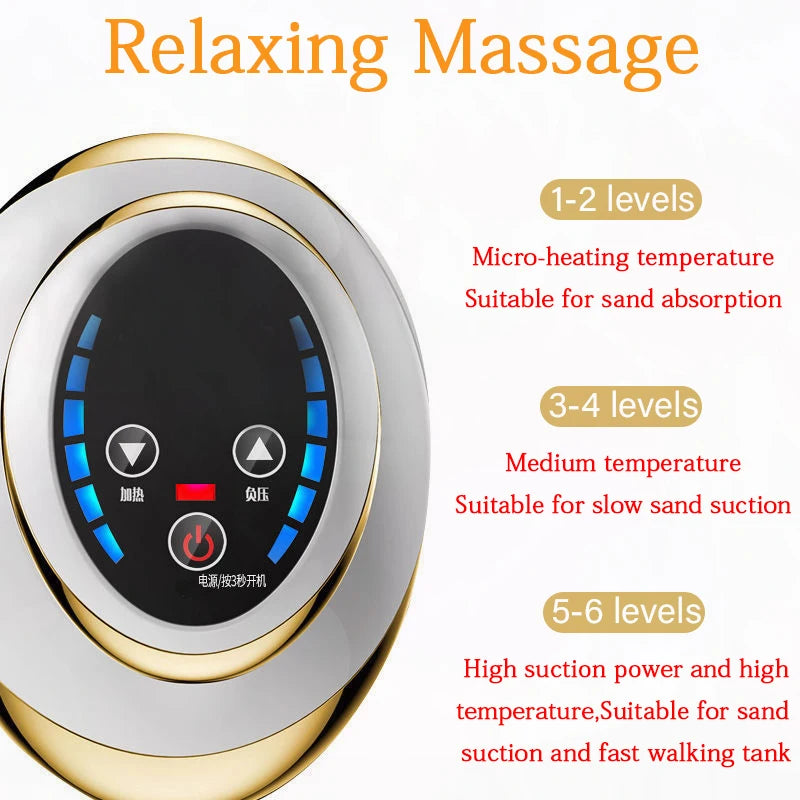 YUKUI Electric Body Massager with Heat – 18/12 Mode Rechargeable Handheld Massage Device for Full Body Relief