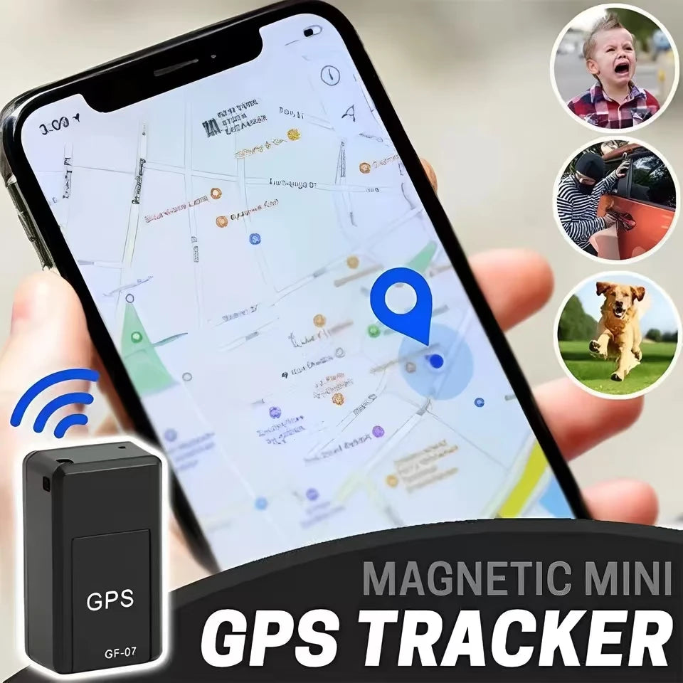 GF07 Mini Magnetic GPS Tracker - Real-Time Location Device with Voice Monitoring | Compact Portable Tracker for Vehicles, Assets & Personal Use