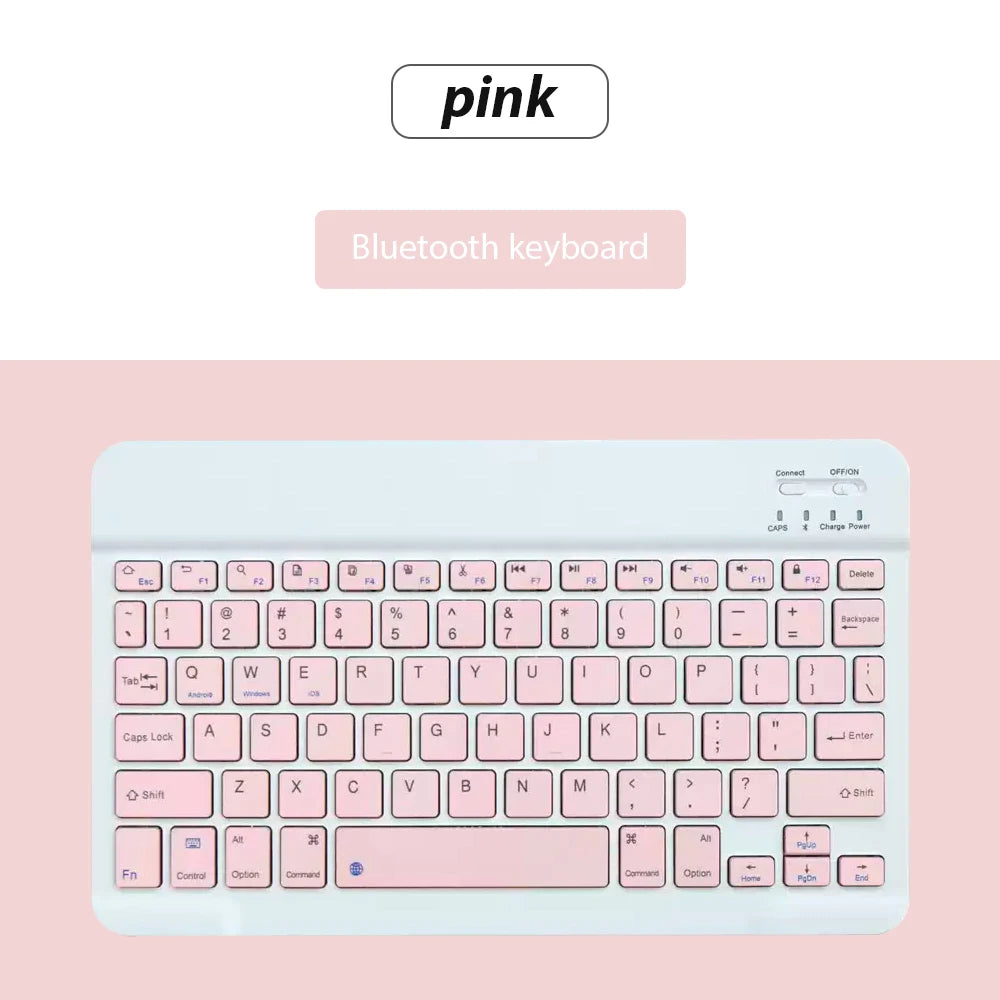 EMTRA Bluetooth Wireless Keyboard & Mouse Combo – Ultra-Slim Rechargeable Keyboard for iPad, Tablet & Laptop