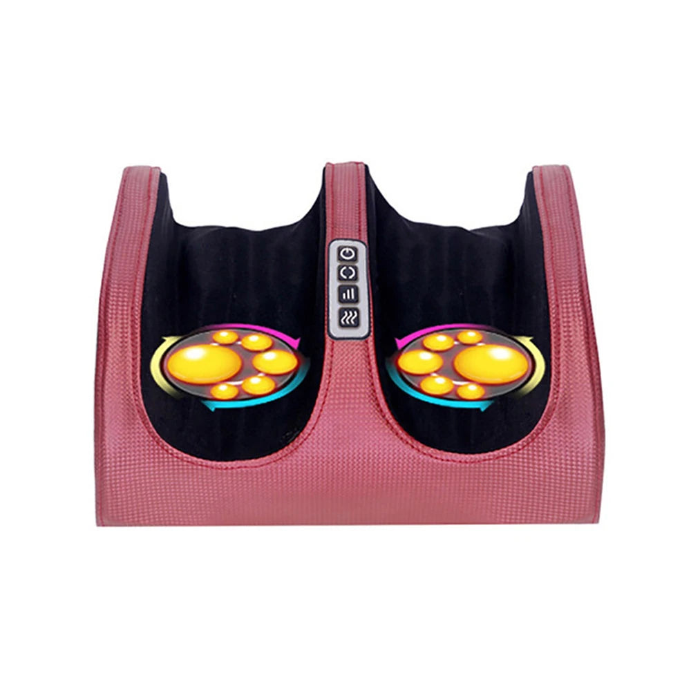 Electric Shiatsu Foot Massager with Heat – Deep Tissue Kneading Roller for Foot & Calf Pain Relief
