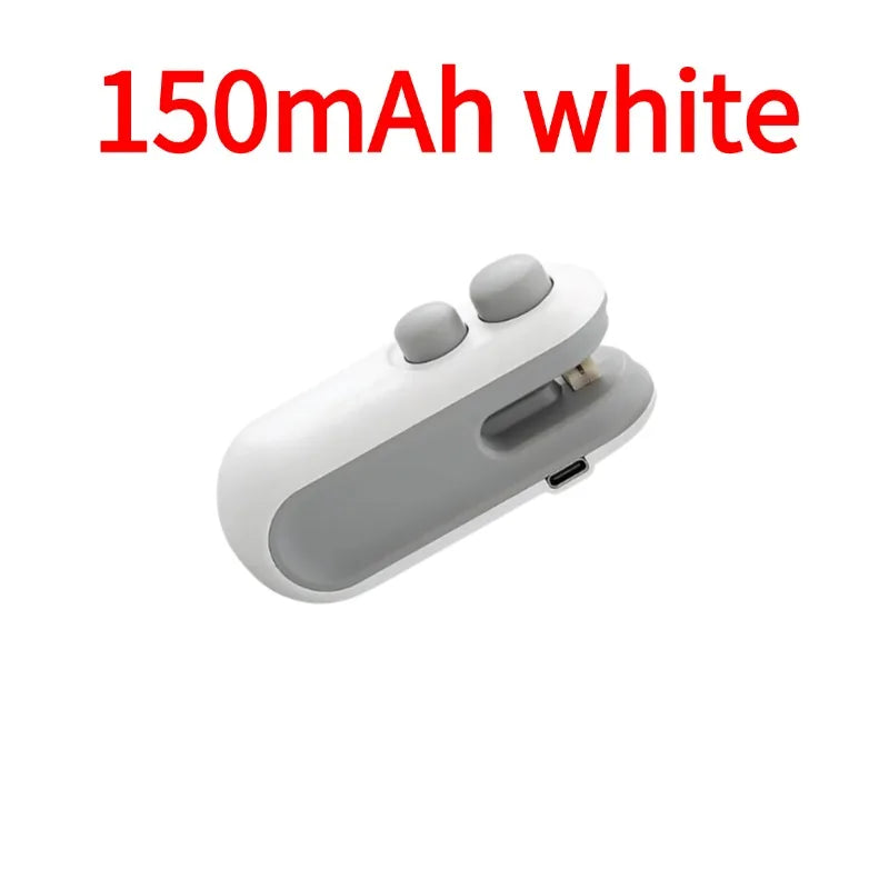 USB-C Rechargeable Mini Bag Sealer | 2-in-1 Handheld Heat Sealer & Cutter for Food Storage | Portable Plastic Bag Closer with Magnetic Back