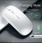 Rechargeable Bluetooth Wireless Mouse – Silent Ergonomic USB Mouse for Laptop, PC & Tablet