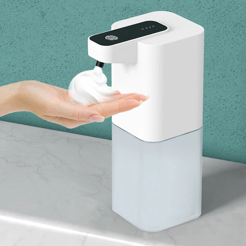 Automatic Touchless Foam Soap Dispenser – USB Rechargeable Infrared Sensor Hand Wash Machine 400ML