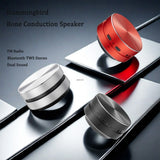 OEING Bone Conduction Bluetooth Speaker – Portable Wireless Metal Mini Speaker with FM Radio