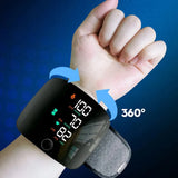 Fireurus Digital Wrist Blood Pressure Monitor – Rechargeable Heart Rate & BP Monitor for Home Use