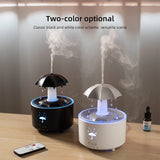 Raindrop Aroma Diffuser & Ultrasonic Humidifier – 300ML Essential Oil Diffuser with LED Lamp & Remote Control
