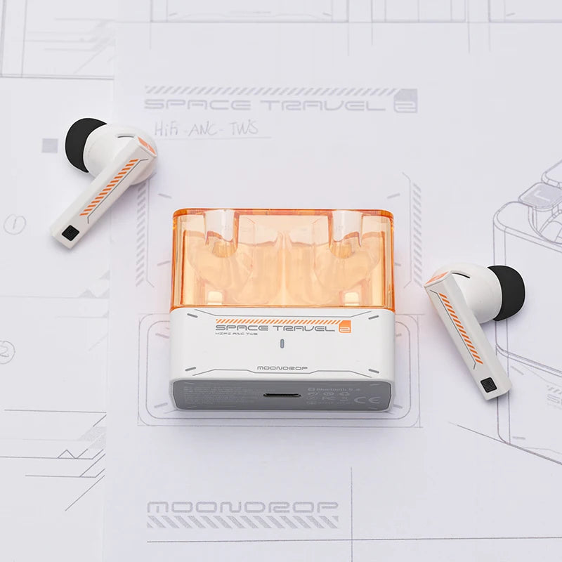 MOONDROP Bluetooth Wired In-Ear Headphones with Active Noise Cancellation & Dynamic Sound