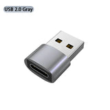 Type-C to USB Adapter - USB-C Female to USB-A Male Converter for Charging & Data Transfer | Compatible with Laptops, Car Chargers & PCs
