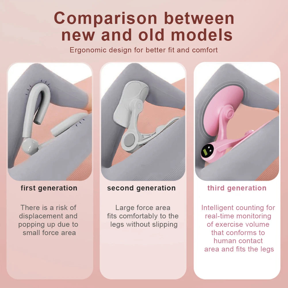 JOCESTYLE Kegel Exerciser Thigh Master – Inner Thigh, Hip & Pelvic Floor Trainer with Counter