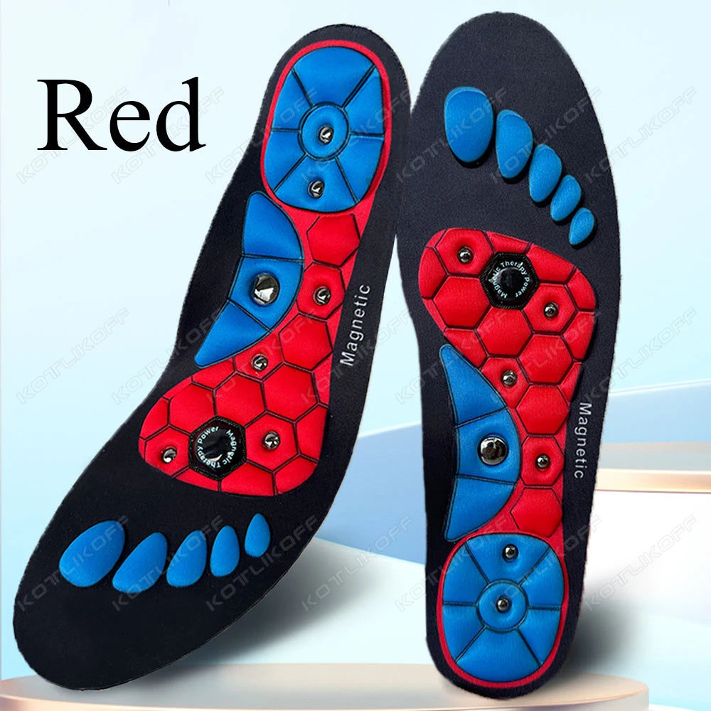 Magnetic Acupressure Therapy Insoles – Slimming & Pain Relief Reflexology Shoe Inserts for Men & Women