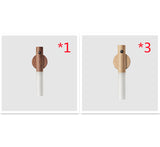 Auto LED Wireless Magnetic Night Light with PIR Motion Sensor – USB Rechargeable Wood Lamp for Hallways, Cabinets & Bedrooms