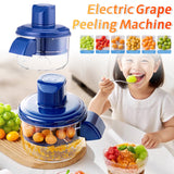 Electric Grape Peeler - 50W Rechargeable Automatic Fruit Peeler for Small Fruits