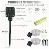 Solar LED String Lights Outdoor Waterproof – 50/100 LED Fairy Lights for Garden, Patio & Christmas Decoration