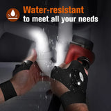 LED Half Finger Gloves for Men & Women – Waterproof Fingerless Flashlight Gloves for Night Fishing, Cycling & Outdoor Activities