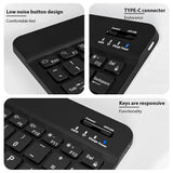 EMTRA Bluetooth Wireless Keyboard & Mouse Combo – Ultra-Slim Rechargeable Keyboard for iPad, Tablet & Laptop