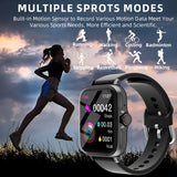1.83" Smart Watch Bluetooth Call & Message Alerts with Sleep Tracking & Fitness Monitor for Android & iPhone