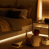 Saimili COB LED Strip Light 5V USB – Touch Dimmable Flexible Tape for TV Backlight, Mirror & Room Decor