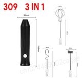 2-in-1 Electric Milk Frother & Egg Beater – Wireless Handheld Coffee Foam Maker with 3 Speeds & Type-C Charging