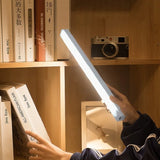 Wireless Motion Sensor LED Light Bar – USB Rechargeable Magnetic Cabinet & Night Light (10–50cm)
