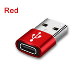 Type-C to USB Adapter - USB-C Female to USB-A Male Converter for Charging & Data Transfer | Compatible with Laptops, Car Chargers & PCs