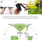 LED Solar Garden Fairy String Lights | Waterproof Outdoor Twinkle Lights for Christmas, Patio & Parties