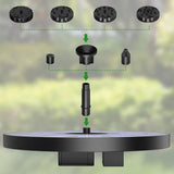 Solar Fountain Pump Kit with 6 Nozzles – 1W/1.5W/2.5W Garden Bird Bath Water Fountain