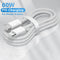 Koovesy 60W USB-C to USB-C Fast Charging Cable | Braided Type-C Power Cord (Type-C 2.0)