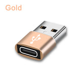 Type-C to USB Adapter - USB-C Female to USB-A Male Converter for Charging & Data Transfer | Compatible with Laptops, Car Chargers & PCs