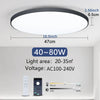 MARPOU Smart Ceiling Light LED - Dimmable Modern Ceiling Lamp with APP & Remote Control | 3 Size Options, 3000K-6500K Color Temperature, 20%-100% Brightness