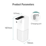 Automatic Touchless Foam Soap Dispenser – USB Rechargeable Infrared Sensor Hand Wash Machine 400ML